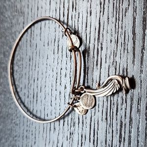 Alex and Ani Silver Swan Bracelet